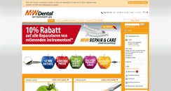 Desktop Screenshot of mwdental.ch